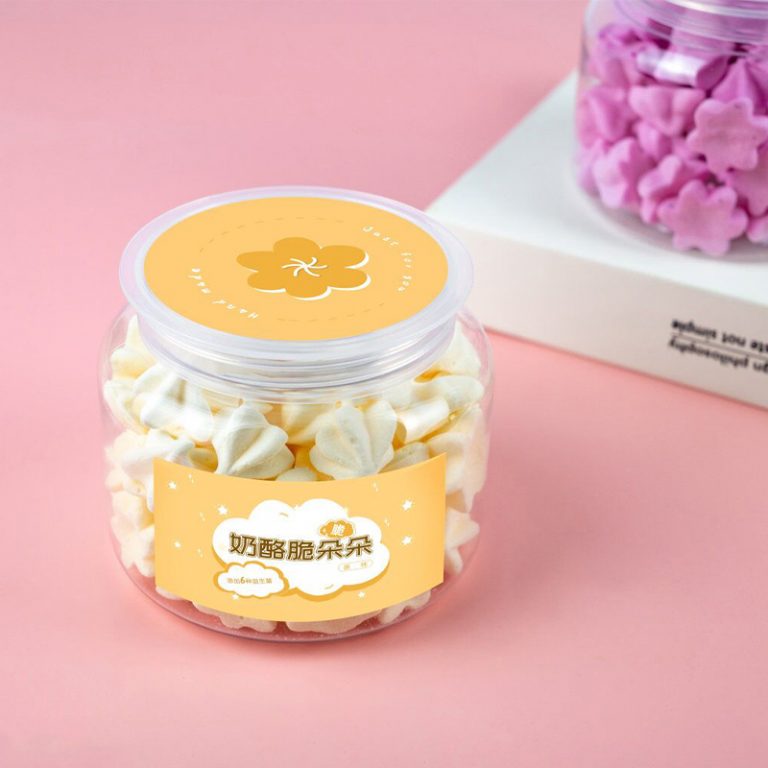14oz Clear Plastic Jars with Lids,Wide-Mouth Refillable Storage Containers,Empty Round Containers for Candy,Beads,Lotion,Slime Making and Food Storage